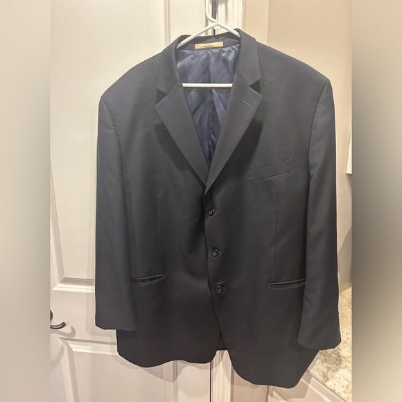 Men’s Joseph Abboud Suit Jacket Black 50R - Picture 1 of 12